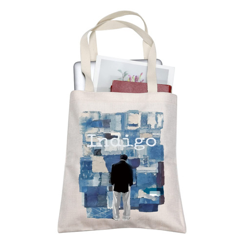 BLUPARK Indigo Tote Bag Album Gift Singer Album Tote bag RM Tote Bag Singer Inspired Canvas Bag Singer Merch Kpop Tote Bag Music Fan Gift (Indigo TOTE) BLUPARK Indigo Tote Bag Album Gift Singer Album Tote bag RM Tote Bag Singer Inspired Canvas Bag Singer Merch Kpop Tote Bag Music Fan Gift (Indigo TOTE)