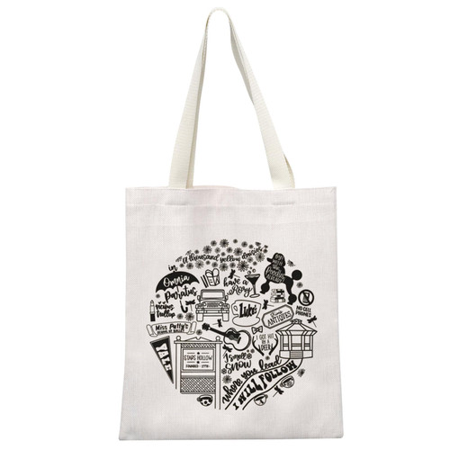 TV Show Inspired Shopping Bags Gilmore Tote Bags TV Show Fans Gift TV Show Lover Merchandise for Men Women (Gilmore Tote) TV Show Inspired Shopping Bags Gilmore Tote Bags TV Show Fans Gift TV Show Lover Merchandise for Men Women (Gilmore Tote)