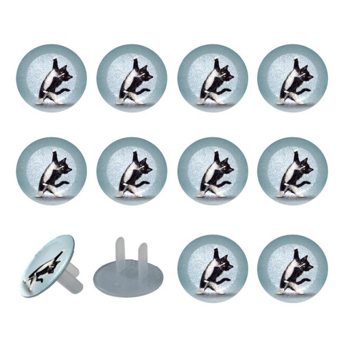 Outlet Plug Covers (24 Pack) Electrical Protector Safety Caps Socket Covers for Home- Cute Funny Cat