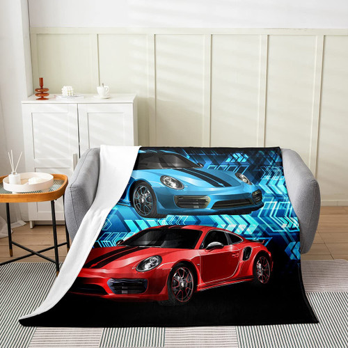 Race Cars Fleece Throw Blanket for Bed Sofa Couch,Sports Car Flannel Fuzzy Blanket All Season Race Sports Car Red Blue Black Bright Bed Blanket,Automobile Room Decor Plush Blanket Baby 30"x40" Race Cars Fleece Throw Blanket for Bed Sofa Couch,Sports Car Flannel Fuzzy Blanket All Season Race Sports Car Red Blue Black Bright Bed Blanket,Automobile Room Decor Plush Blanket Baby 30"x40"