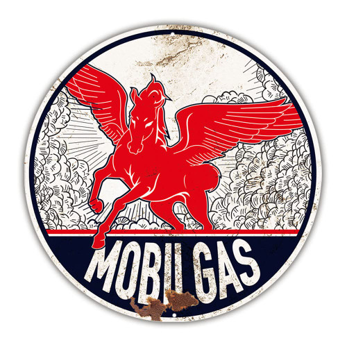 Reproduction Vintage Tin Signs, Gas Oil Car Metal Signs for Garage Man Cave Bar, Retro Wall Decor (Mobiloil - 11.8") Reproduction Vintage Tin Signs, Gas Oil Car Metal Signs for Garage Man Cave Bar, Retro Wall Decor (Mobiloil - 11.8")