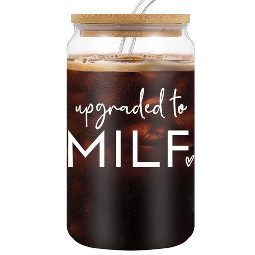 Lovearth New Mom Gifts for Women After Birth, New Mom Gifts, Pregnancy Gifts for First Time Moms, Postpartum Gifts for Mom, Birthday, Christmas Gifts for New Mom, Mom To Be - 16 Oz Glass Cups