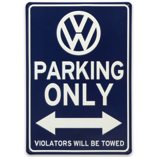 Open Road Brands Volkswagen Parking Only Metal Sign - Vintage Volkswagen Sign for Garage or Man Cave Open Road Brands Volkswagen Parking Only Metal Sign - Vintage Volkswagen Sign for Garage or Man Cave