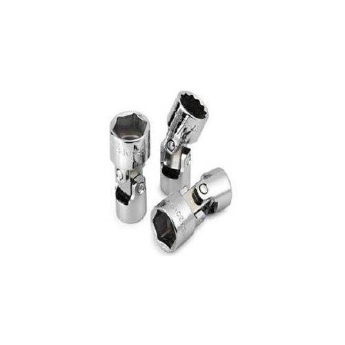 SK Hand Tool 43812 6 Point 1/4-Inch Drive Flex Socket, 12mm, Chrome