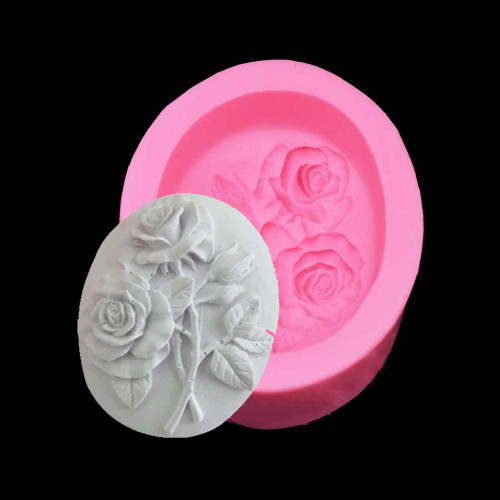 RELAND SUN DIY Rose Flower Silicone Mold Cake Tools Fondant Molds Cake Soap Mould