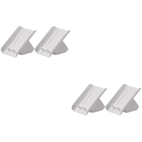 Cabilock 4 Pcs self-draining soap Holder soap Dish Holder Wall Soap Rack soap Dish Drain Slanted Soap Holder Wall soap Holder Drain Protective Box Multifunction White Travel