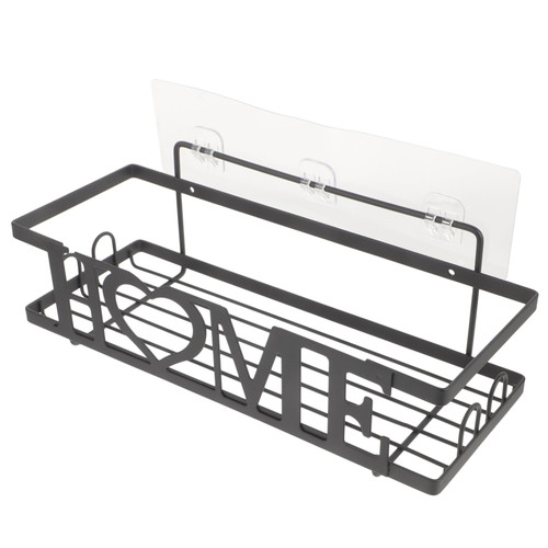 DOITOOL Storage Shelves Towel Holder Bathroom Shelf Bathroom Organizer Basket Wall Mount Rack Storage Hanging Shelf Kitchen Shelf Organizer Hotel Towel Rack Storage Rack Iron Wall-Mounted