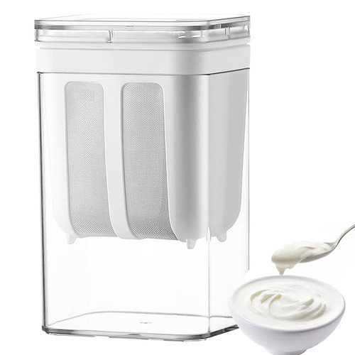 Yogurt Strainers | Reusable Fine Mesh Stainless Steel Yogurt Strainer | Yogurt Maker Strainer 1100ml, Juice Strainer Separator Kitchen Gadgets For Home