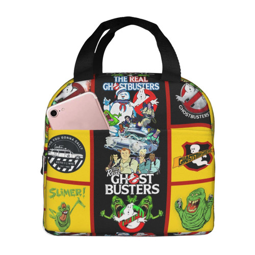 Ghstsobs Lunch Bag For Men/Women, Insulated Reusable Lunch Box Leakproof Cooler Tote Bag Freezable For Office Work Picnic Beach