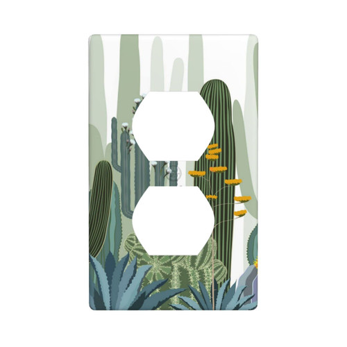 Duplex Outlet Decorator Light Switch Covers Receptacle Outlet Wall Plates Wild Cactus Forest Pattern Electrical Outlet Covers Plates Duplex Outlet Decorator Light Switch Covers Receptacle Outlet Wall Plates Wild Cactus Forest Pattern Electrical Outlet Covers Plates
