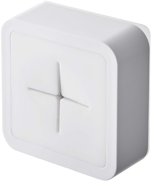 YAMAZAKI 5629 Film Hook Towel Holder, White, Approx. W 2.2 x D 0.9 x H 2.2 inches (5.5 x 2.3 x 5.5 cm), Tower, Space Saving, Compact, Towel Hanger