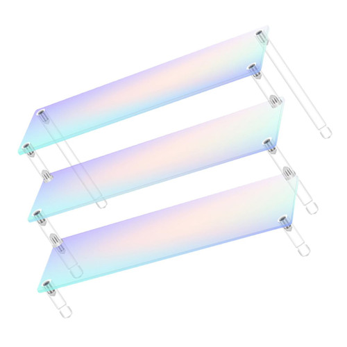 Garneck 3 doll toy display rack handicrafts storage shelf model display stand collections display stand figures rack riser display stand collection model storage rack Organizer Acrylic car