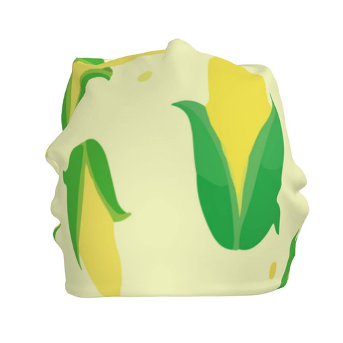 Beanie Hat for Men Women Slouchy Beanie Hats Green-Delicious-Corn Winter Knit Cuffed Beanie Skull Cap