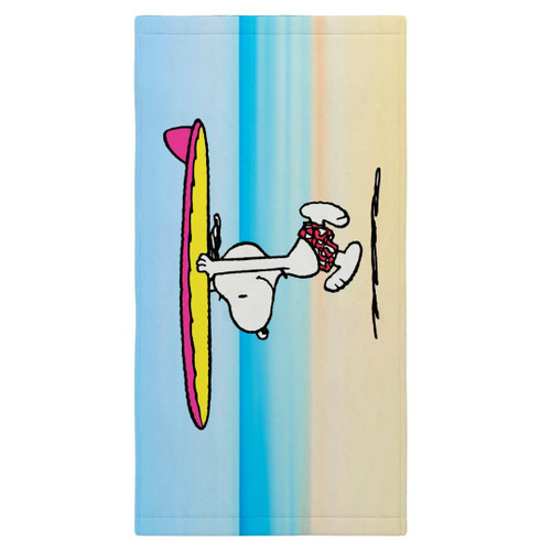 Franco Collectibles Peanuts Snoopy Super Soft Cotton Bath/Pool/Beach Towel, 60 in x 30 in, (Official Licensed Product)