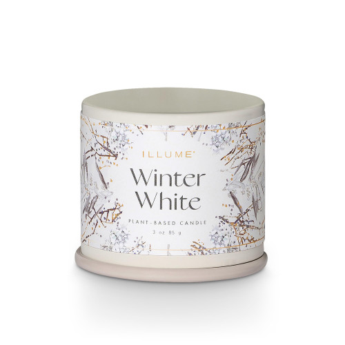 ILLUME Demi Vanity Tin Candle, Winter White