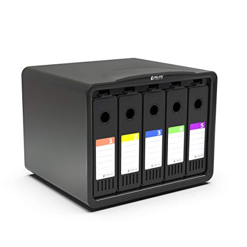 PHB35-5 Hard Disk Storage Box 5 Bays 3.5 inch HDD SATA Hard Drive Protection Case Box Tool Free HDD Protector