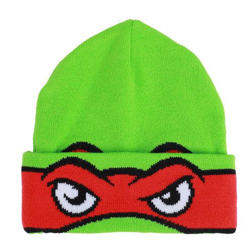 Bioworld TMNT Rolldown Raph Adult Mesh Eye Green Beanie