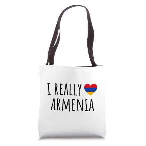 I Really Love Armenia Tote Bag