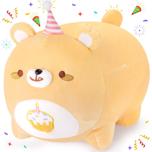 Birthday Gift Bear Plush Pillow-16'' Bear Plushies Anime Plush-Kawaii Birthday Plush Bear Plushie Stuffed Animals Cute Plushies, Bear Plush Pillow Panda Plushie Birthday Gifts for Kids Boys Girls Birthday Gift Bear Plush Pillow-16'' Bear Plushies Anime Plush-Kawaii Birthday Plush Bear Plushie Stuffed Animals Cute Plushies, Bear Plush Pillow Panda Plushie Birthday Gifts for Kids Boys Girls