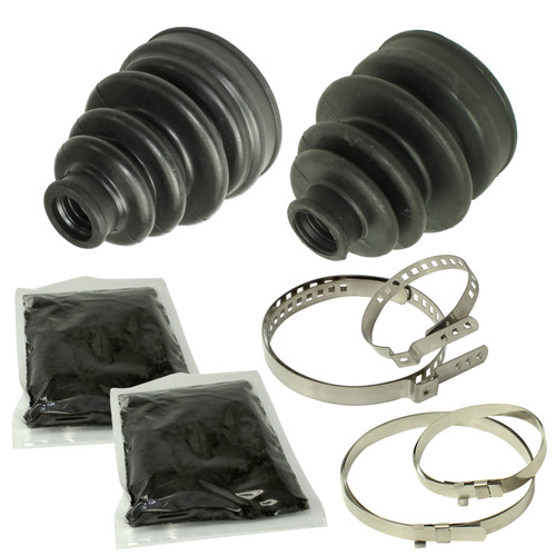 Caltric Rear Axle Inner Outer Cv Boot Kit Compatible with Yamaha Kodiak 400 Yfm400F 4X4 2005 2006