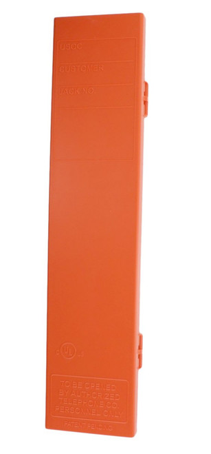 Leviton 40050-MH0 Hinged Cover For Demarc Or M Blocks, Orange