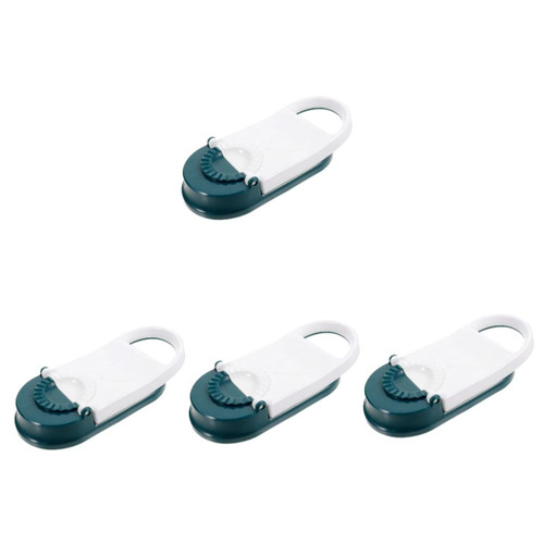 NUOBESTY 4pcs Artifact for Pressing Dumpling Wrappers Dumpling Presser Dough Stamp Ravioli Maker Press Pierogi Maker Press Dumpling Making Tool Dough Presser White Small Cutting Machine