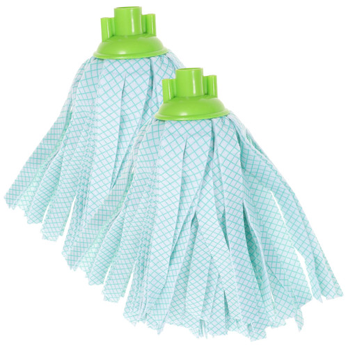 2Pcs Mop Head Replacement | Absorbent Microfiber | Self Wringing Mop | Best Mop Refill General Cleaning Mop Heavy Duty Commercial Replacement?Random Color?