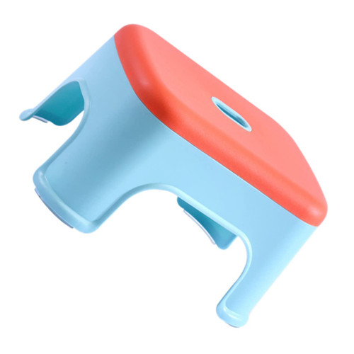 Uonlytech Children's stool Plastic Bathing step stool for bed kick stool Plastic Low Stool collapsible step stool foldable step stool folding step ladder two step ladder Cartoon pp office