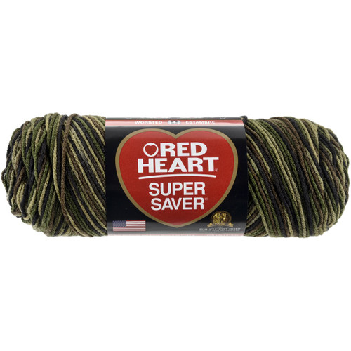 Red Heart Super Saver Yarn-Camouflage