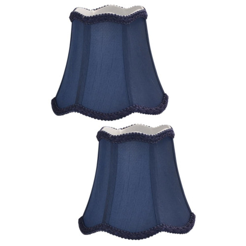 DOITOOL 2pcs Clip Bulb Lampshade Lamp Shade Cover Fabric Lamp Shade Vintage Decor Linen Lamp Shade Chandelier Lamp Shade Lamp Shade European Ceiling Lights Cover Home Ceiling Light Shade