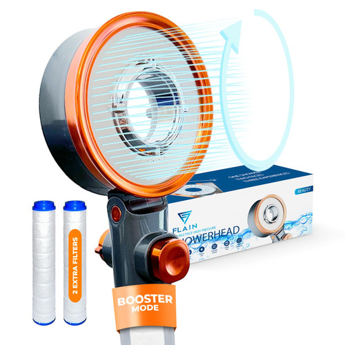 Filtered Shower Head with Handheld [3 Spray Mode] - Shower Filter [High Pressure] Shower Heads Filters [Water Softener] Rain Shower [Remove Chlorine and Harmful Substance]