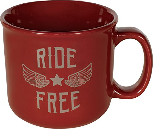 Angelstar 17493 Ride Free Guardian Eagle Mug 20 oz Dark Red