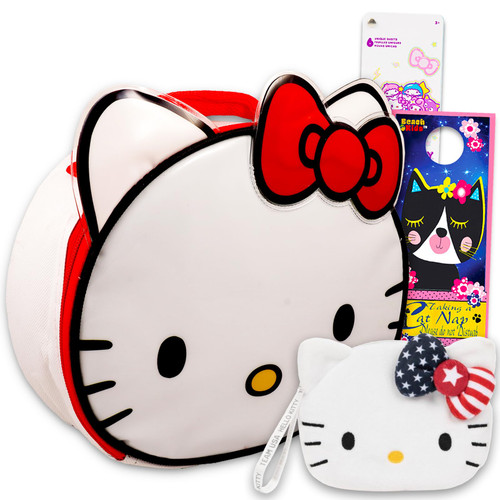 Hello Kitty Lunch Box Set for Girls - Bundle with Hello Kitty Lunch Box for Girls, Hello Kitty Stickers, More | Hello Kitty Lunch Bag