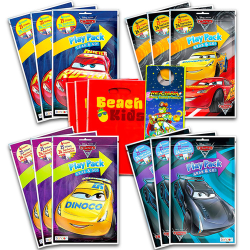 Bundle of 12 Disney Pixar Cars 3 Grab and Go Play Packs