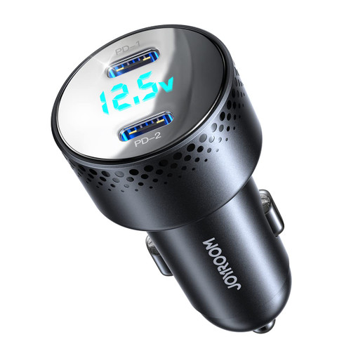 70W USB C Car Charger Adapter, JOYROOM Fast Car Charger Type C with LED Voltage Display, PD35W & PPS25W 2 Port Cigarette Lighter USB Charger for iPhone 14 13 Pro Max, Samsung Galaxy S22/S21, iPad Pro 70W USB C Car Charger Adapter, JOYROOM Fast Car Charger Type C with LED Voltage Display, PD35W & PPS25W 2 Port Cigarette Lighter USB Charger for iPhone 14 13 Pro Max, Samsung Galaxy S22/S21, iPad Pro