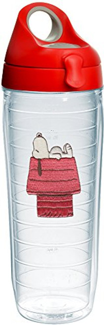 Tervis 1232565 Peanuts-Snoopy Insulated Tumbler with Emblem and Red with Gray Lid, 24 oz Water Bottle, Clear Tervis 1232565 Peanuts-Snoopy Insulated Tumbler with Emblem and Red with Gray Lid, 24 oz Water Bottle, Clear