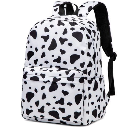 Esfoxes Cow Print Girls Backpack for Elementary Middle School, Kids Teens School Bag Women College Bookbag Laptop Backpacks Esfoxes Cow Print Girls Backpack for Elementary Middle School, Kids Teens School Bag Women College Bookbag Laptop Backpacks