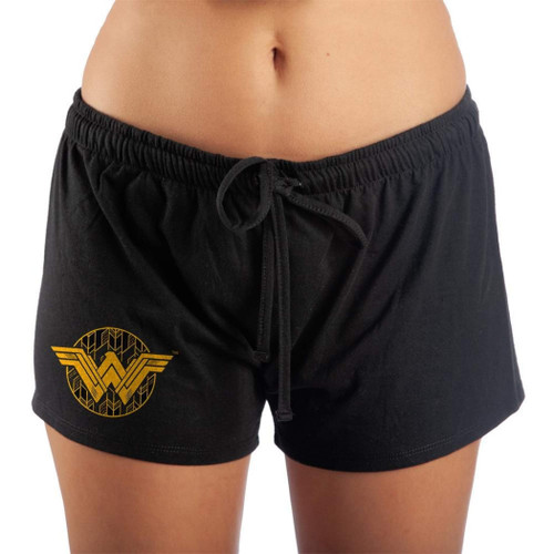 Juniors' DC Comics Wonder Woman Sleep Shorts-Medium