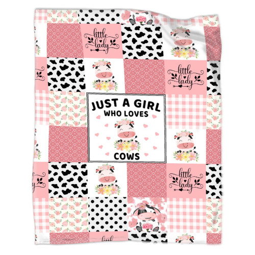Anydia Just A Girl Who Loves Cows Blanket Gifts for Just A Girl Who Loves Cows Lover 40 x 50 Inch for Kid,Cow Fannel Fleece Throw Blanket Super Soft Throws Blanket for Bed Couch Sofa Anydia Just A Girl Who Loves Cows Blanket Gifts for Just A Girl Who Loves Cows Lover 40 x 50 Inch for Kid,Cow Fannel Fleece Throw Blanket Super Soft Throws Blanket for Bed Couch Sofa