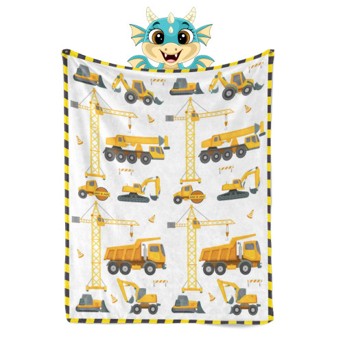 Construction Truck Plush Throw Blanket Boys Excavator Blanket Soft Fuzzy Flannel Tractor Blanket for Bed Couch Sofa Blankets Trucks Car Lover Toddler Kids Boys Birthday Gift 50"x40" Construction Truck Plush Throw Blanket Boys Excavator Blanket Soft Fuzzy Flannel Tractor Blanket for Bed Couch Sofa Blankets Trucks Car Lover Toddler Kids Boys Birthday Gift 50"x40"