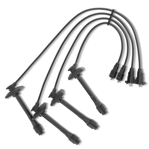 A-Premium - Set of 4 Ignition Spark Plug Wires - Compatible with Toyota Camry 1997-2001 4Cyl 2.2L, RAV4 1998-2000 4Cyl 2.0L, Solara 1999-2001 4Cyl 2.2L, Replace# 55906