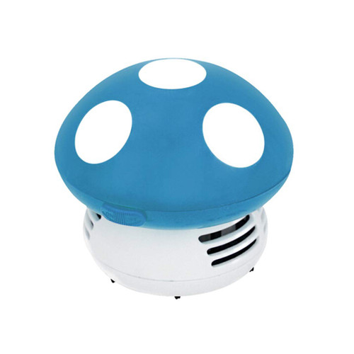 Sewroro Desktop Vacuum Cleaner Mini Mushroom Shaped Table Dust Vacuum Cleaner Portable Corner Vacuum Cleaner Tiny Cute Dust Sweeper Battery Operated Blue Sewroro Desktop Vacuum Cleaner Mini Mushroom Shaped Table Dust Vacuum Cleaner Portable Corner Vacuum Cleaner Tiny Cute Dust Sweeper Battery Operated Blue