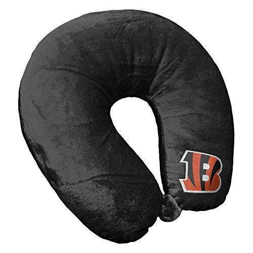 NFL Cincinnati Bengals Travel Pillow U Neck Pillow | Travel Pillows for Airplanes, Cincinnati Bengals U shaped Neck Pillow for Traveling