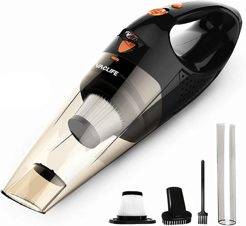 VacLife Handheld Vacuum, Car Hand Vacuum Cleaner Cordless, Mini Portable Rechargeable Vacuum Cleaner with 2 Filters