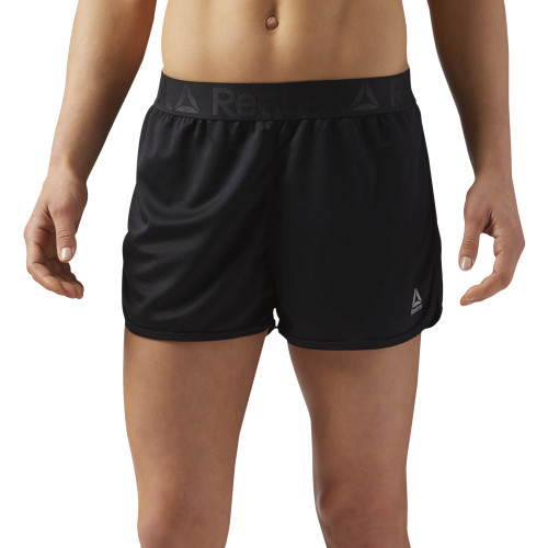 Reebok Women's Workout Ready Knit Easy Short, Small, Black