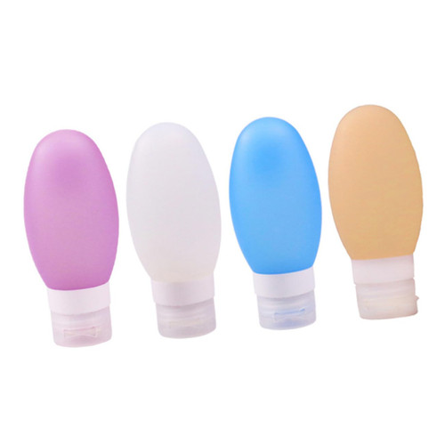 Beavorty 4pcs Silicone Travel Bottles TSA Approved Squeeze Travel Bottles Travel toiletries containers Travel Cosmetic Tube Lotion Travel Bottle Travel containers Shampoo Lotion Bottle