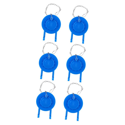 DOITOOL 6 Pcs Toilet Seat Pvc Bowl Flapper Flush Flapper Toilet Leaking Flapper Toilet Pvc Tank Flapper Flush Pvc Flapper Toilet Tank Flapper Toilet Flapper Rubber Accessories Water Tank