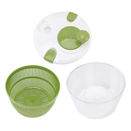 Lettuce Spinner,Salad Spinner, Hand Cranking Multifunctional Vegetable Spinner Lettuce Greens Dryer Kitchen Tool for Tastier Salads and Faster Food Prep