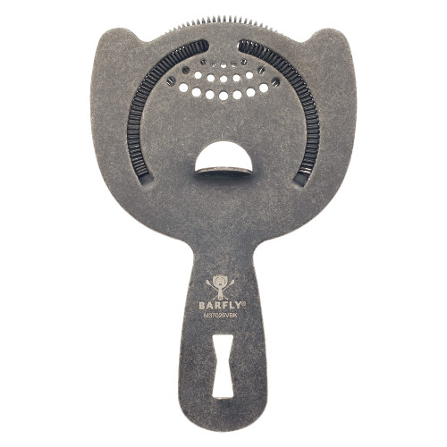 Barfly Heavy-Duty Spring Bar Strainer, Vintage Black