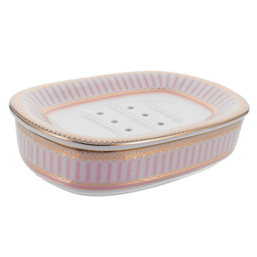 Ceramic Printed soap Dish Shower Organizer soap Dispenser soap draining Holder Shower soap Dish Holder bar soap Holder Plastic pallets Soap Tray Light Luxury Ceramics Jewelry Tray